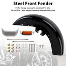 Steel Front Fender Mudguard For Touring Electra Glide Ultra Limited 2014-2024