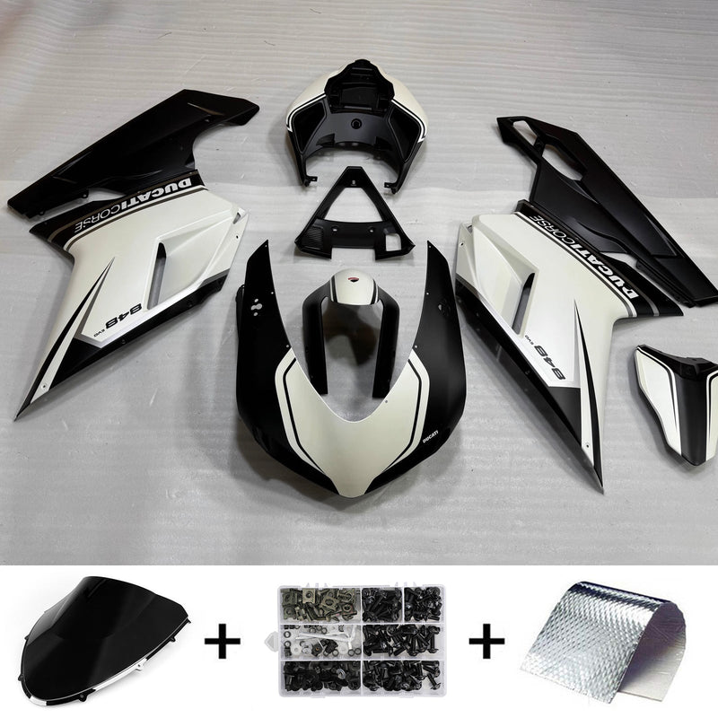 2007-2011 Ducati 1098 1198 848 Fairing Kit Bodywork ABS