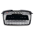 Audi TT TTS 2006-2014 RS Style Front Honeycomb Grille Grill Gloss Black