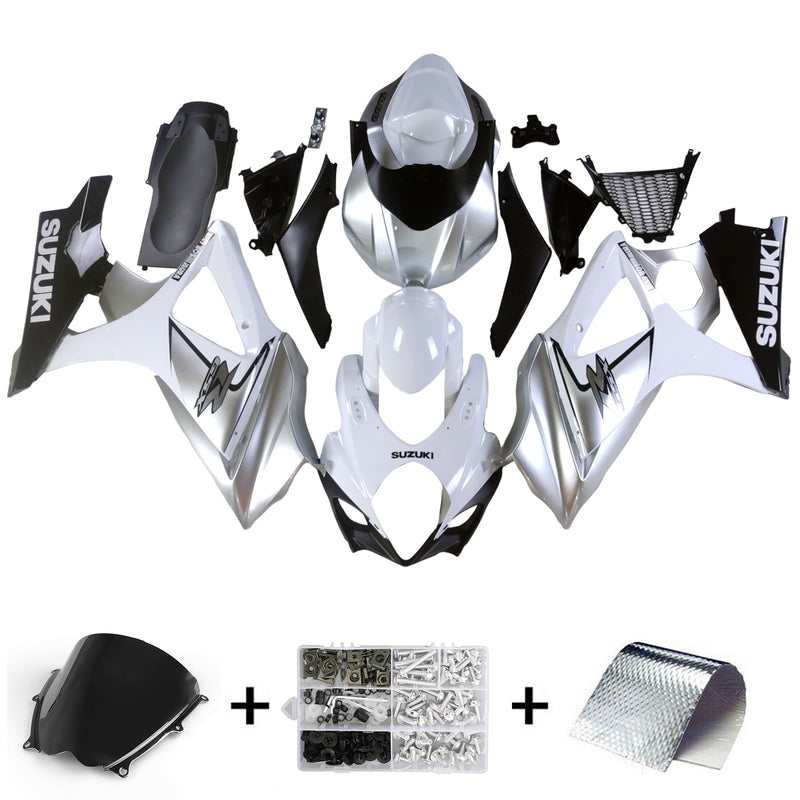 Fairings 2007-2008 Suzuki GSXR 1000 Silve GSXR   Generic