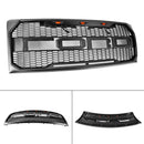 Raptor Style Front Bumper Grille Grill Fit Ford F150 2009-2014 With LED