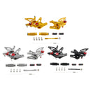 ALUMINUM ADJUSTABLE REAR SET REARSET FOR KAWASAKI ZX636 NINJA ZX-6R 2021-2024