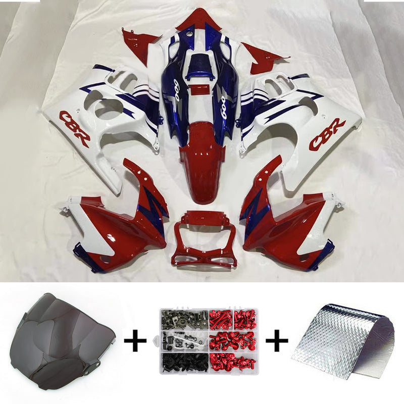 Amotopart Honda CBR600 F3 1997-1998 Fairing Kit Bodywork Plastic ABS