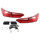 2016-2021 For Toyota Camry Sedan 4DR Left+ Right Red Rear LED Brake Tail Lights
