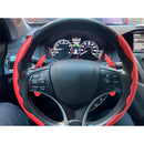 Steering Wheel Paddle Shifter Extension For Acura MDX RDX TLX Aluminium Red