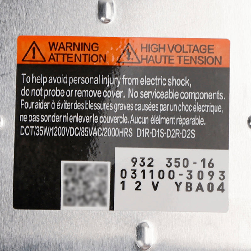 Xenon HID Headlight Electric Ballast D1S 25906888 For Cadillac SRX 2010-2016