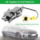 Right Engine Hood Lock Active 51237468354 For BMW 1 F40 3 G20/G21 2019-2024