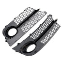 Honeycomb Front Bumper Fog Light Grille Fit Audi TT MK2 S-Line TTS 2011-14