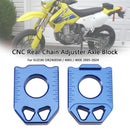 CNC Rear Chain Adjuster Axle Block For SUZUKI DRZ400SM 400S 400E 2005-2024