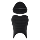 2022-2024 For Suzuki Hayabusa 1300 Lower Front W/ Rear Seat Driver Pillion Black1