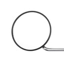 Pair Round Mirrors Black For Piaggio Vespa Scooter Moped 8mm Universal Fit