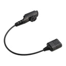 K Interface Headset Port Converter Cable for Hytera HYT PD780 PD700 PD980 PD788G