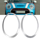 MINI JCW F55 F56 F57 2014-2021 L+R Headlight Tailight Cover Trim Chrome