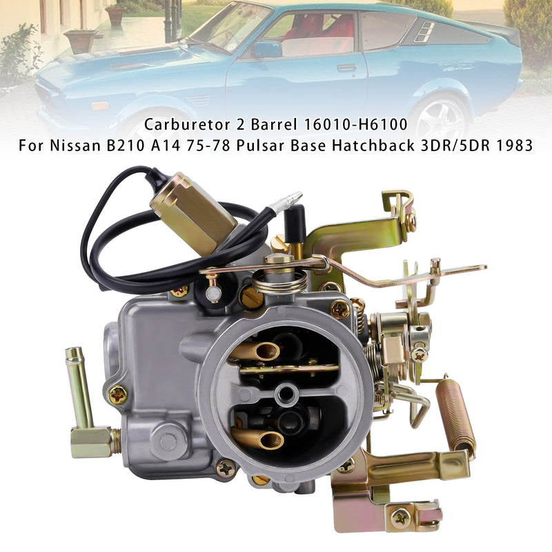 Carburetor 2 Barrel 16010-H6100 For Nissan B210 A14 75-78 Pulsar Base Hatchback
