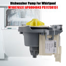 Dishwasher Drain Pump W10876537 For Whirlpool W10724439 AP6004843 PS11738151