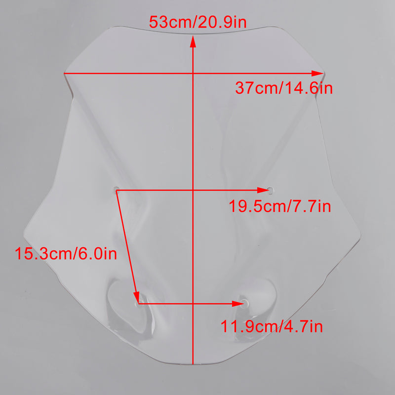 Motorcycle Windshield WindScreen fit for Tiger 1200 GT All models 2022-2024
