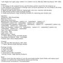 1997-2005 VW Golf Mk4 Hatchback Left+Right Tail Light Lamp 1J6945111S 12S 1J6945111T