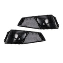 Black Front Fog Light Grille Trim Cover Fit Audi A4 B9 S-LINE S4 2018-2020