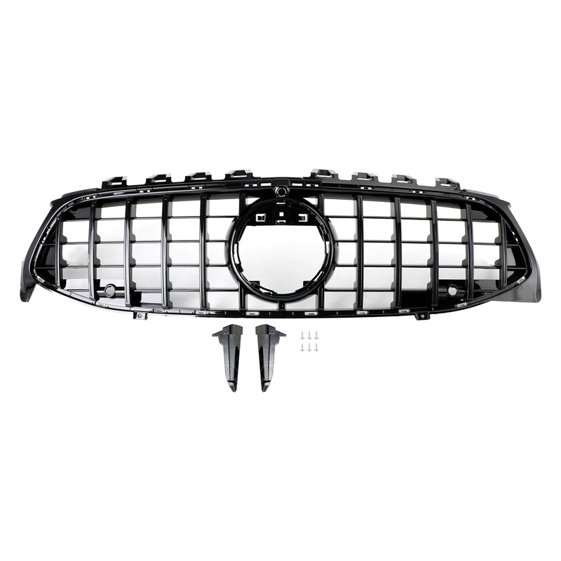 Black Front Bumper Grille Grill Fit Mercedes CLA Class W118 C118 2020-2024 GTR