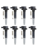 8xIgnition Coil + 8xIridium Spark Plug UF824 For Ford F-150 Mustang 16-17 5.0L