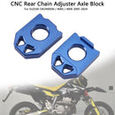 CNC Rear Chain Adjuster Axle Block For SUZUKI DRZ400SM 400S 400E 2005-2024
