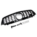 Black Front Bumper Grille Grill Fit Mercedes CLA-Class W118 C118 2024-2025