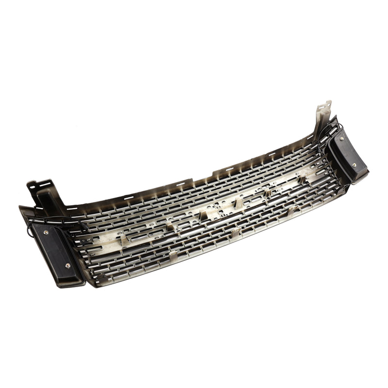 Matt Black Front Bumper Grill Grille Fit Ford Ranger T6 2012-2014 w/ LED Light