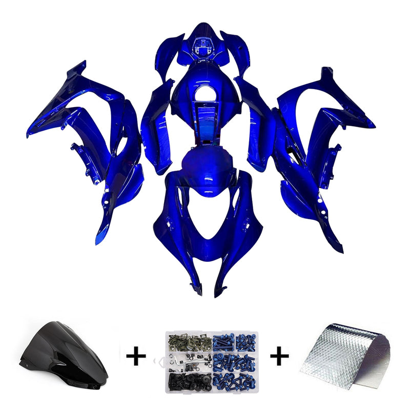 Injection Fairing Kit Bodywork Plastic ABS fit For Kawasaki ZX10R 2016-2020