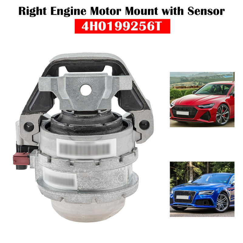 2013-2018 Audi S6 RS6 S7 RS7 4.0L Right Engine Motor Mount With Sensor 4H0199256T