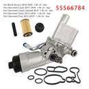 2015-2019 Chevrolet Sonic 1.4L L4 - Gas Oil Filter Housing Oil Cooler 55566784 55593189 55594651