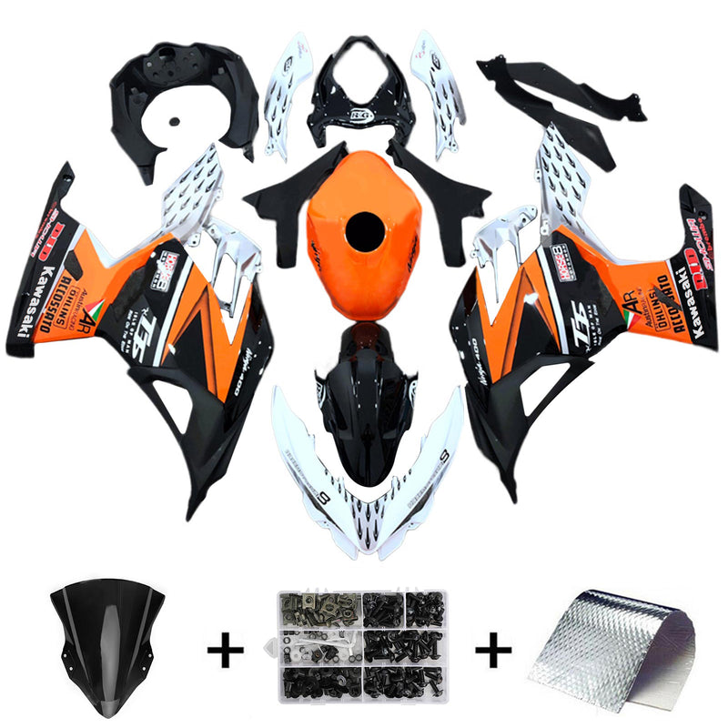 Amotopart Kawasaki EX400 Ninja400 2018-2023 Fairing Kit Bodywork Plastic ABS