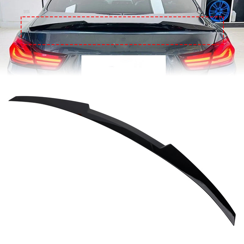 Gloss Black Rear Boot Spoiler For BMW 4 Series F36 14-20 4DR Coupe M4 Style