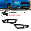 Ford Focus 2015-2017 Pair Front Bumper Fog Light Lamp Cover Bezel Grill