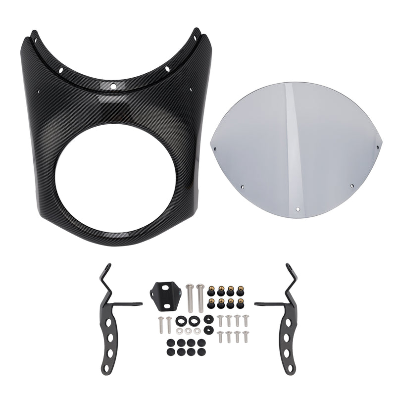 Headlight Windscreen Fairing Windshield fit for Kawasaki Eliminator 500 24-25