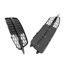 2X Car Front Bumper Fog Light Grilles For Audi A6 C7 S-Line 2012-2014