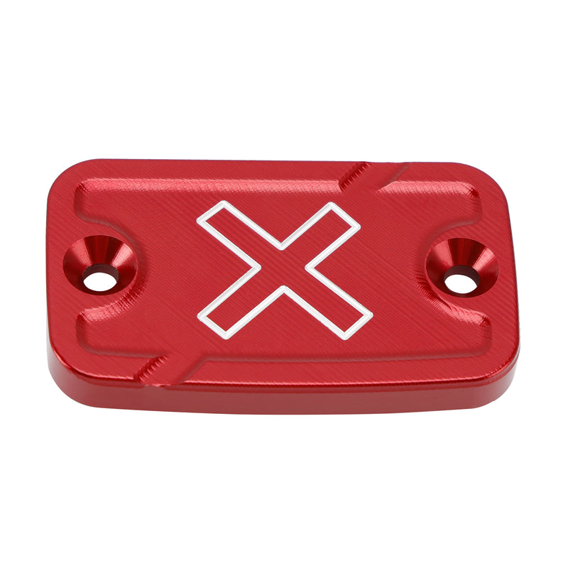 Red Brake Clutch Fluid Tank Caps For Ducati DesertX Scrambler 800 1100 2015+