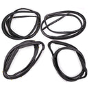 1998-2005 Nissan D22 Frontier 4Dr Double Cab 4PCS Front Rear Door Rubber Seal Weatherstrip 80831-2S400