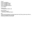 12PCS Left+Right Power Module LED Headlight AHL For BMW 5 Series F10 F11 F07