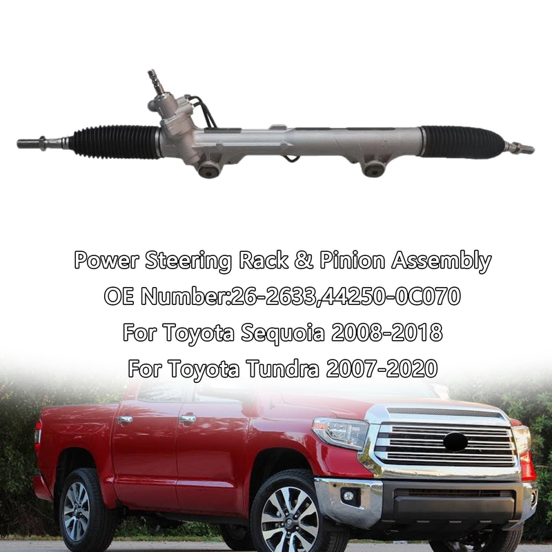 Power Steering Rack & Pinion Assembly For Toyota Tundra 5.7L 4.7L 4.0L 2007-2020