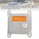 High Beam LED Headlight Driver Module JB53-13B626-D For Ford Explorer 2016-2019