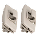 2x Gray Sun Visor Clip Hook Retainer For Mercedes Benz C-class W205 S205 15-19