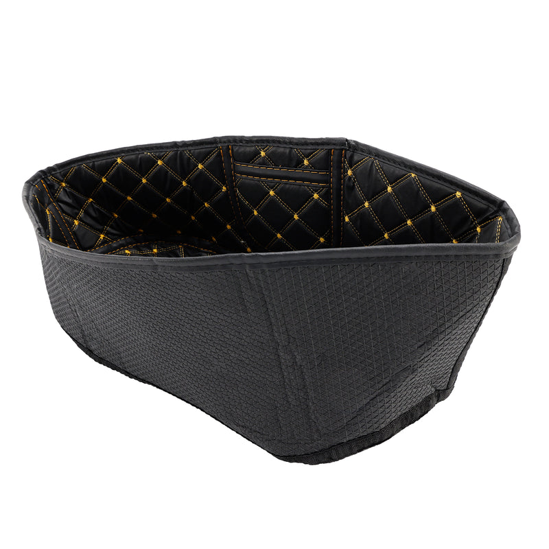 Trunk Inner Protector Seat Bucket Liner Pad Pu Brown For Vespa Gts 300 Gts300 Brown