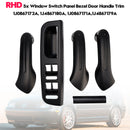 RHD Interior Door Grab Handle Cover + Switch Bezel For VW Golf MK4 Bora 1998-05