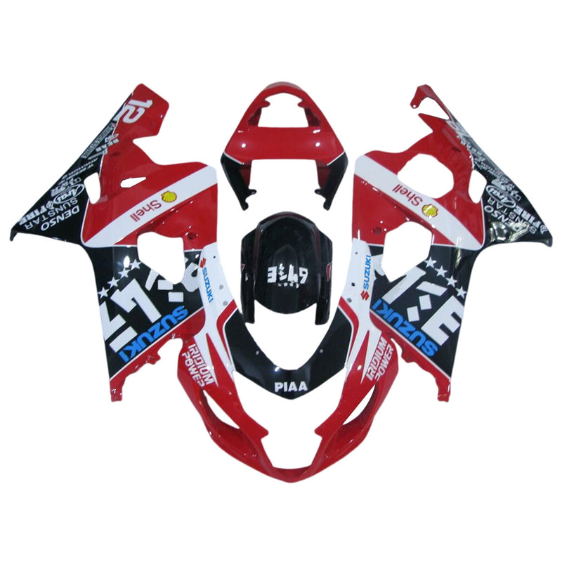 Amotopart Suzuki GSXR 600/750 2004-2005 K4 Fairing Kit Bodywork Plastic ABS