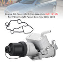 Engine Oil Cooler Oil Filter Assembly For VW Jetta GTI Passat Eos 2.0L 2006-2008