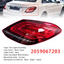 Right LED Rear Tail Light Brake Lamp Fit For Mercedes Benz C-Class W205 2019-2021