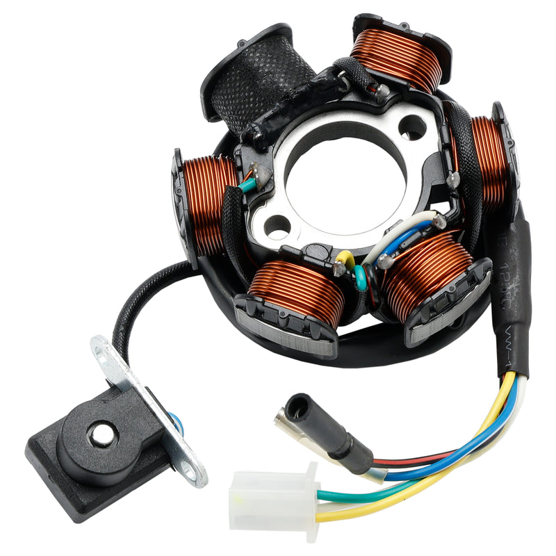 Magneto Stator Alternator 6 Coil For Adly Herchee GK 125 Cat Noble Thunder Bike