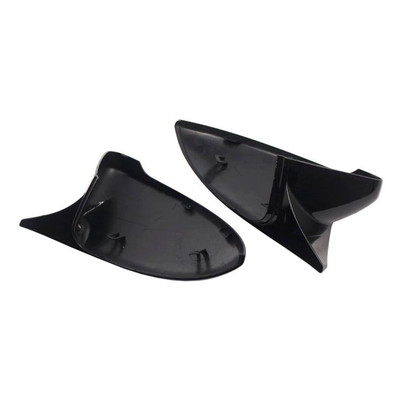 2pcs Gloss Black Door Wing Mirror Cover Caps Casing For VW Golf MK7 2015-2019