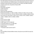 1PCS Fuel Injector 12589465 Fit Hummer H3 Fit Chevrolet Trailblazer Colorado