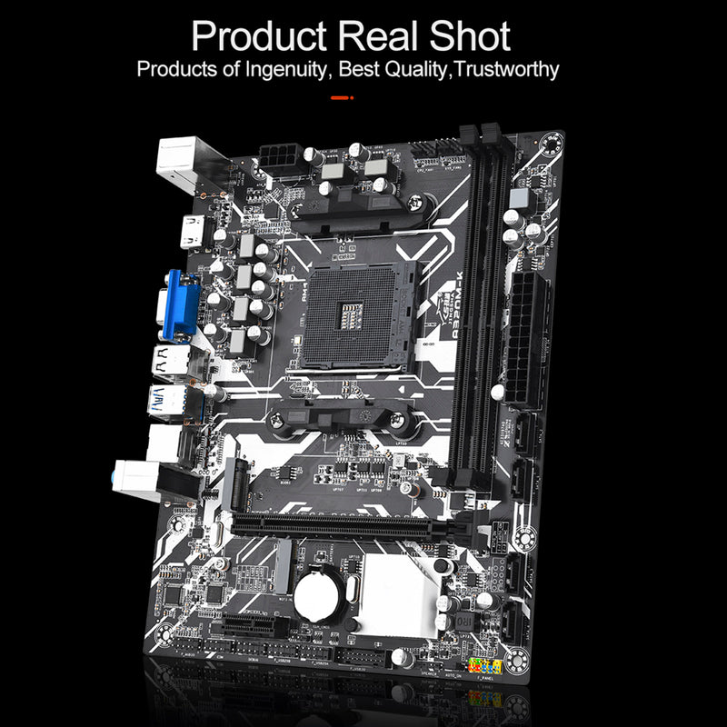 A320M-K Computer Motherboard AMD Socket AM4 CPU WIFI NVME Gigabit Network Card